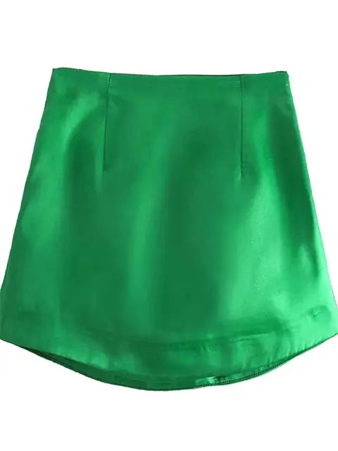 Satin Short Skirt (Skirt Pendek Satin)