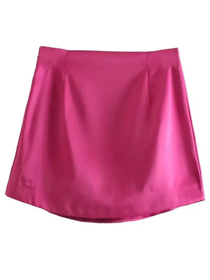 Satin Short Skirt (Skirt Pendek Satin)